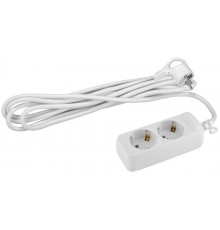 UX-2e-3m Удлин-ль c заземл, 3х0,75мм2, ПВС, 2гн, 3м (5/20/840)  Б0038573  ЭРА