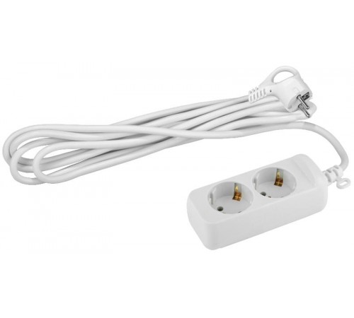 UX-2e-5m Удлин-ль c заземл, 3х0,75мм2, ПВС, 2гн, 5м (5/20/720)  Б0038574  ЭРА