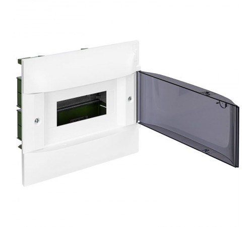 Practibox S Пластиковый щиток Встраиваемый (в полые стены) 1X8 Дымчатая дверь  134578  Legrand