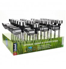 Cветильник садовый декоративный на солнечной батарее USL-C-690/MT375 SPOT SET24  4000К, 1*ААA Ni-Cd акк. в/к. IP44  UL-00001686  Uniel