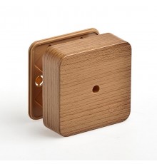 Коробка универсальная для кабель-каналов, 80х80х25мм(дуб на темной основе)  65005-08М  Рувинил