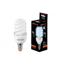 Лампа энергосберегающая КЛЛ 13Вт E14 840 cпираль FSТ2 42х98мм  SQ0323-0058  TDM