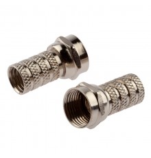 RS-F-6-2  F-разъем RG-6, simple (ПАКЕТ 2 ШТ.) (50/4000/96000)  Б0048286  ЭРА