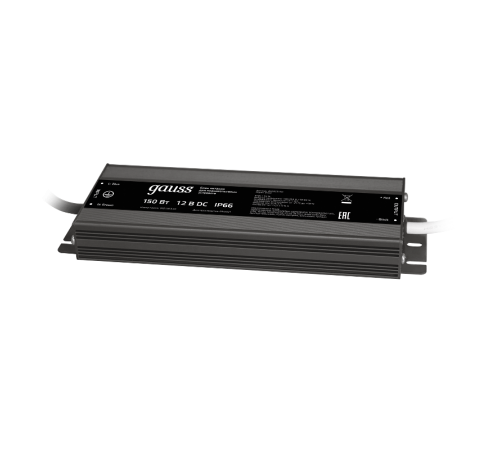 Блок питания для светодиодной ленты пылевлагозащищенный 150W 12V IP66  202023150  Gauss