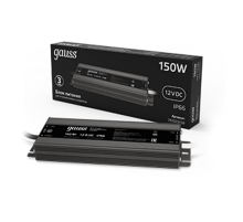 Блок питания для светодиодной ленты пылевлагозащищенный 150W 12V IP66  202023150  Gauss