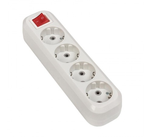 Колодка 4 гн. 16А 3,5кВт c выкл. с/з Эксперт EKF PROxima  AKB16-4i  EKF