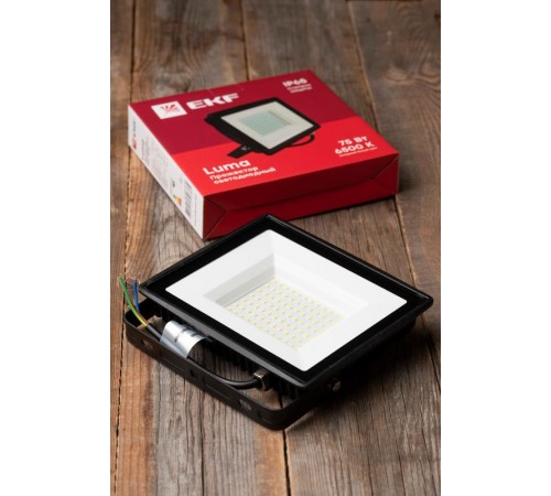 Прожектор светодиодный СДО-3005 75Вт 6500К IP65 EKF Basic  FLL-3005-75-6500  EKF