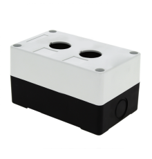 Корпус КП102 пластиковый 2 кнопки белый EKF PROxima  cpb-102-w  EKF