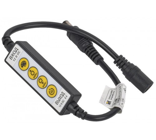 Контроллер без ПДУ К MONO 1 канал 12В 6А 72Вт IEK  LSC2-MONO-072-K-20-12-W  IEK