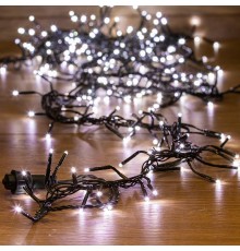 Гирлянда "Кластер LED" 3 м, темно-зеленый ПВХ IP20, 288 диодов, цвет белый  303-625  NEON-NIGHT