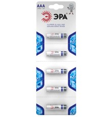 Батарейка щелочная (алкалиновая)  LR03-5BL Strip (60/600/21000) (AAA)   Б0014474  ЭРА