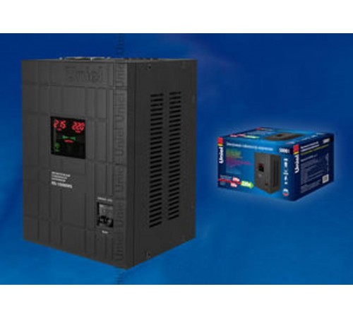 RS-1/5000WS Стабилизатор напряжения "Standard" релейный однофазный настенный, с гальванической развязкой, 5000ВА  07383  Uniel