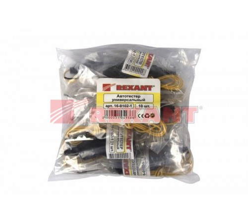 Автотестер универсальный черный (ИГЛА)  16-0102-1  REXANT