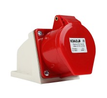 Розетка 115-16А-6h-380AC-3P+PE+N-IP44  222755  КЭАЗ