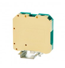 Клемма заземления, винтовой зажим, 2 точки подключения, 50 кв.мм  KRUSLG-50N  DKC