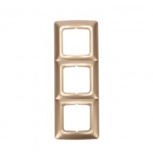 DEA Рамка 3-я горизонтальная Золотой Металлик  KR-78-0317  Kranz