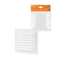 Решетка металл. 150х150, белая, с покрытием полимерной эмалью,  SQ1807-0701  TDM