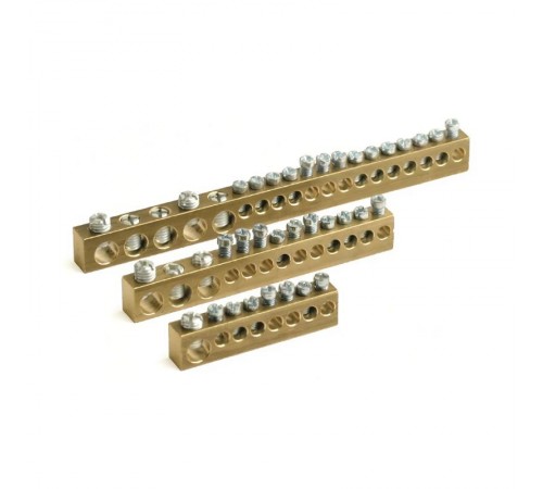 Шина латунная 11х6мм, 2х7,5мм, 2х9мм  BD12515  DKC