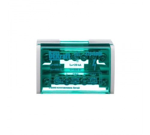 Кросс-модуль на DIN-рейку 2х7 групп, 100А ШН-103 a  32015DEK  DEKraft