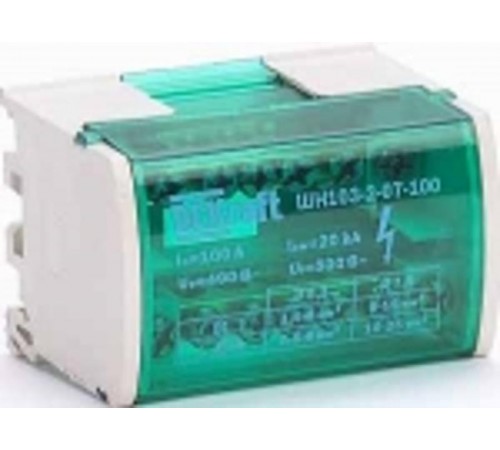 Кросс-модуль на DIN-рейку 2х7 групп, 100А ШН-103 a  32015DEK  DEKraft