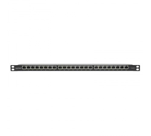 Патч-панель 19", 0.5 U,CAT6, 24 порта RJ45, экранированная  RN6PPF2405  DKC