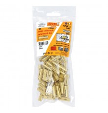 Анкер забивной латунный M6 (100 шт) - пакет  147632  Tecfi