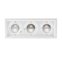 Светильник светодиодный карданный встраиваемый SKD-13-36-40K-W20 3х20Вт 4000K 5400Лм 390х150х110  Б0049782  ЭРА
