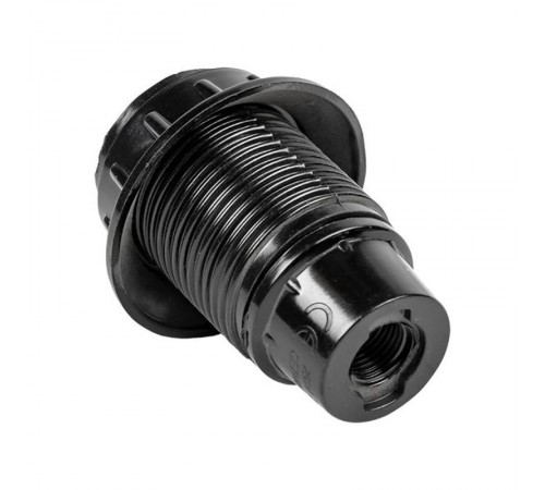 Патрон с кольцом карболитовый Е14 черный PROxima  LHC-E14-r-s  EKF