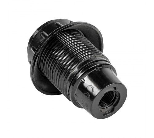 Патрон с кольцом карболитовый Е14 черный PROxima  LHC-E14-r-s  EKF