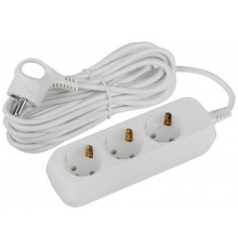 Удлинитель электрический ЭРА UDL-16-370-E Greenline 3 розетки с заземлением 7м ПВС 3x1мм2   Б0065059  ЭРА