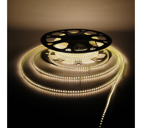 Лента светодиодная 2835/120-SMD 7W 220V 600lm/m 3000K (11х6мм) IP67 (20м)  311000122  Gauss