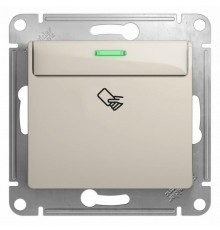 Glossa Молочный Выключатель карточный, сх.6, 10AX  GSL000969  SE
