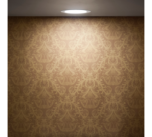 Светильник светодиодный даунлайт круг белый 9W,126x126x54, O95мм, 3000K, 700 Lm, шаг.диммирование 100-50-15%  927420109-S  Gauss