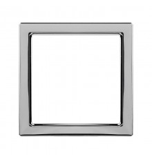 Декоративная вставка для рамок из натуральных материалов Avanti хром, 2 мод.  4404822D  DKC