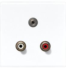 2x Cinch Audio (RCA) / Stereo разъем (TRS 3.5 mm) MALS1011WW Jung