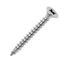 Саморез универсальный острый с потайной головкой 6x100 цинк в карт (100шт/уп)  PR08.8558  Промрукав