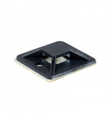 Площадка самоклеящаяся (25х25мм.) черная (100шт.)  plc-25x25-b  EKF