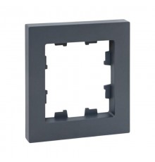 1 - местная рамка, графит, пластик Эпика  UP1-FPG-01 EKF