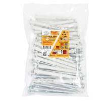 Дюбель фасад. с шурупом шест.гол. с шлицем TORX прессшайба 10x120 (30 шт) - пакет  147650  Tecfi