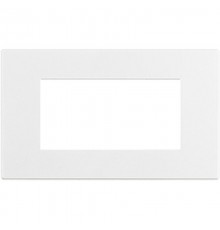 AXOLUTE Air рамка,итальянская модульность, 4 модуля, Матовый белый  HW4804AW  Legrand