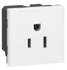 Розетка 0° одинарная, 127 В, 15A (белый) (SKS-US0 RW1)  6117204  OBO Bettermann