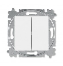 ABB Levit Белый / белый Выключатель 2-кл.  3559H-A05445 03W  2CHH590545A6003  ABB