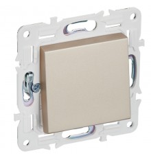 SKANDY Выключатель 1-клавишный перекрестный 10А SK-V03Sa песочный   SK-V13-0-10-K98  IEK