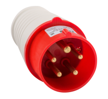 Вилка 015-16А-6h-380AC-3P+PE+N-IP44  222738  КЭАЗ