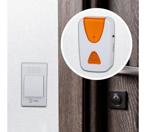 Звонок  ЭРА A02 беспроводной аналоговый  Б0019874  ЭРА