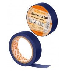 Изолента ПВХ 0,13х15мм Синяя 5м  SQ0526-0075  TDM