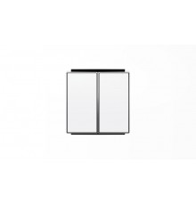 Клавиша для 2-клавишного механизма выключатель+переключатель арт.8142, серия SKY, цвет альпийский белый2CLA854200A1101 ABB