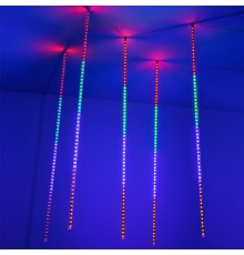 Светодиодная гирлянда ARD-ICEFALL-CLASSIC-D12-1000-5PCS-CLEAR-120LED-LIVE RGB (230V, 11W)  026056  Arlight