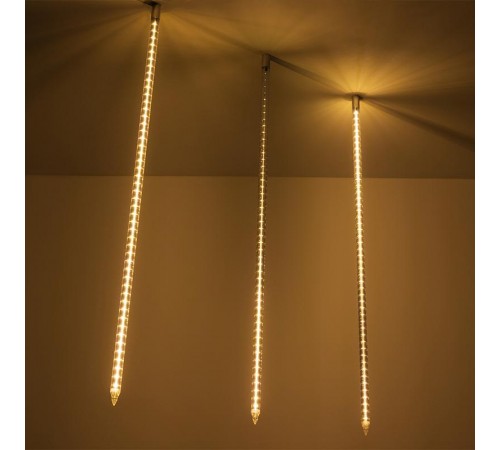 Светодиодная гирлянда ARD-ICEFALL-CLASSIC-D23-1000-CLEAR-96LED-LIVE WARM (230V, 1.5W)  026104  Arlight