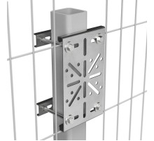 Комплект крепление монтажной пластины к опорам ограждений AISI 304  PR80.08122  Промрукав